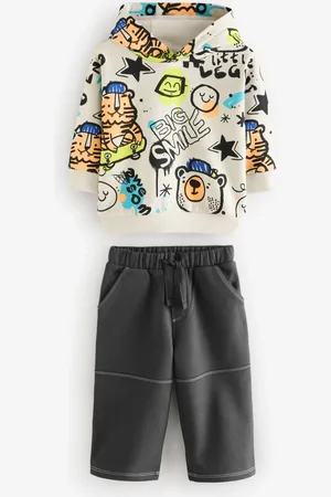Next Graffiti Character Hoodie and Carpenter Joggers Set (3mths-7yrs)