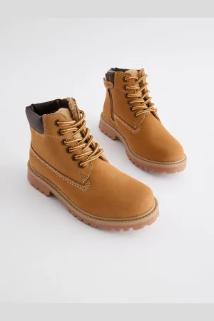 Next Wide Fit (G) Leather Work Boots