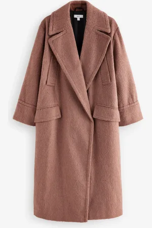 Next Rose Overcoat with Revere Collar