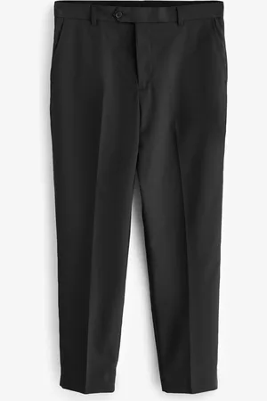 Next Relaxed Tapered Fit Stretch Smart Trousers