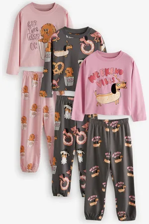 Next Charcoal Jogger Pyjamas 3 Pack (3-16yrs)