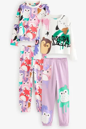 Next /Pink/Purple License Squishmallows Pyjamas 2 Pack (5-14yrs)