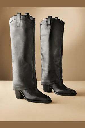Next Premium Cowboy Gaiter Boho Knee High Boots