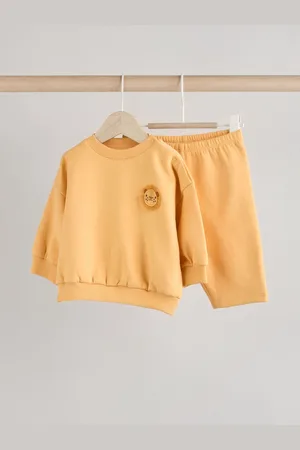 Next Yellow Lion Baby Sweatshirt and Joggers Set