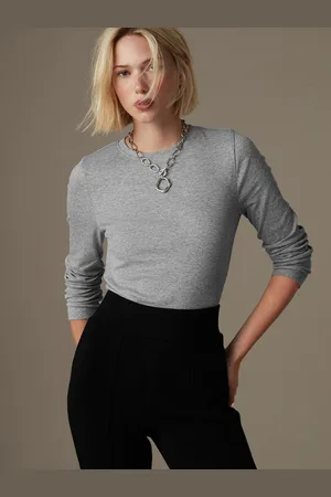 Next Long Sleeve Ribbed T-Shirt
