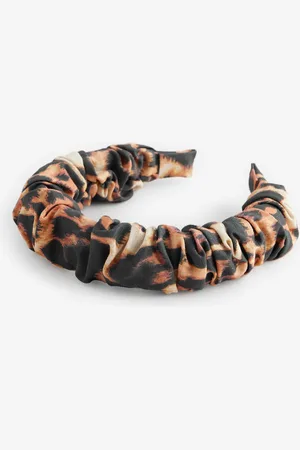 Next Leopard Print Ruched Structured Headband