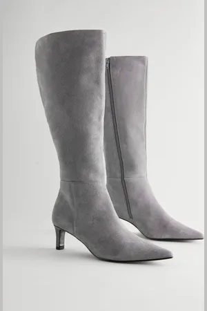 Next Leather Forever Comfort Knee High Skinny Heeled Boots