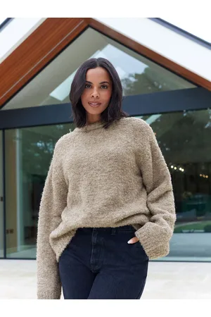 Next Mole Boucle Knitted Crew Neck Jumper