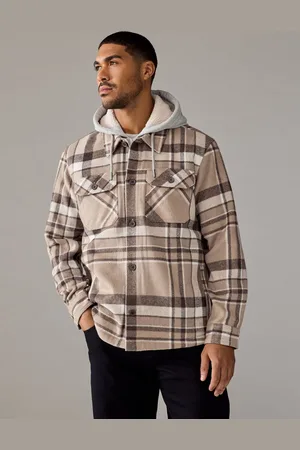 Next Check Hooded Borg Lined Shacket