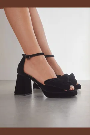 Next Forever Comfort Platform Flare Bow Sandals