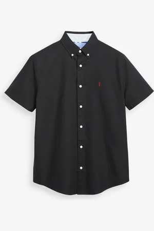 Next Regular Fit Short Sleeve Oxford Shirt