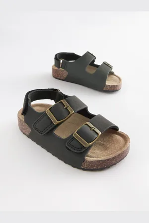 Next Standard Fit (F) Double Buckle Cushioned Footbed Sandals