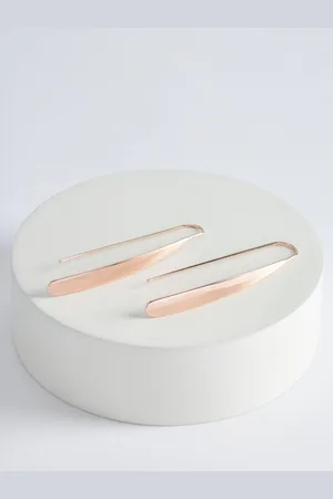 Next Rose Tone Pull Through Earrings