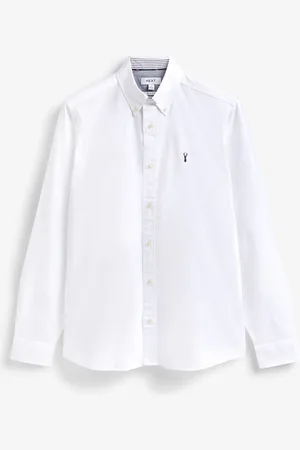 Next Slim Fit Long Sleeve Oxford Shirt