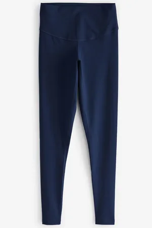 Next Blue Active Sports Tummy Control High Waisted Dry Tech Full Length Sculpting Leggings
