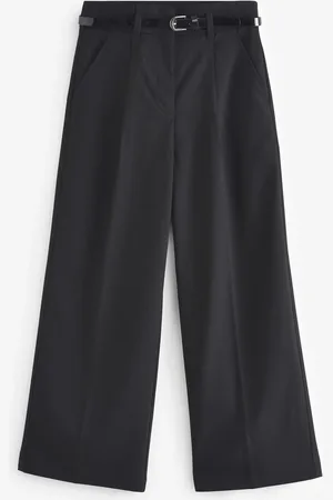 Next Senior Wide Leg Belted School Trousers (9-18yrs)