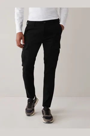 Next Slim Fit Cotton Stretch Cargo Trousers