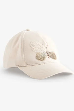 Next Butterfly Sequin Cap (3-10yrs)