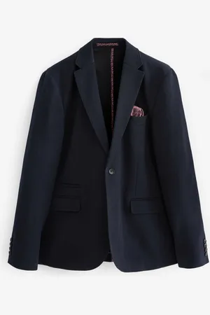 Next Blue Signature Motionflex Italian Wool Blend Blazer