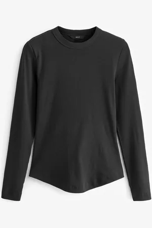 Next Long Sleeve Ribbed Crew Neck Top