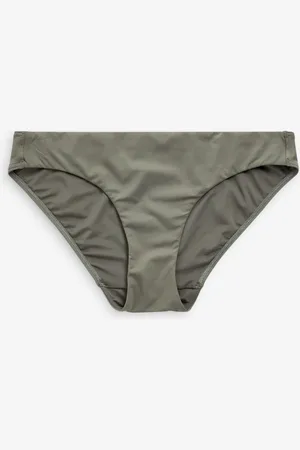 Next Khaki High Leg Bikini Bottoms