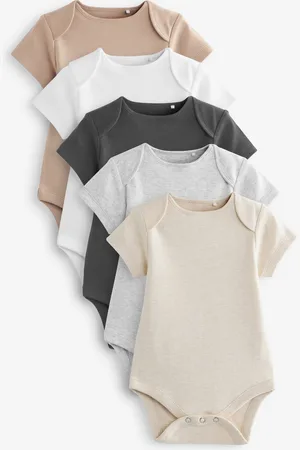 Next Baby Essential Short Sleeve Bodysuits 5 Pack