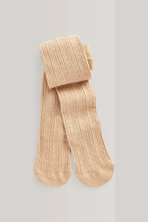 Next Honey Cotton Rich Cable Tights