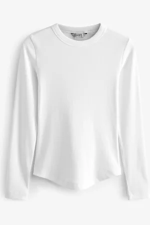 Next Long Sleeve Ribbed Crew Neck Top