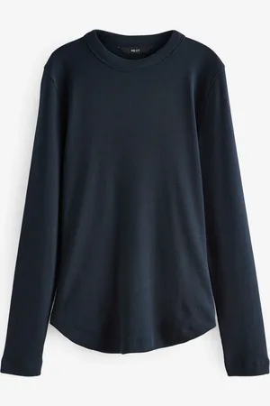 Next Long Sleeve Ribbed Crew Neck Top