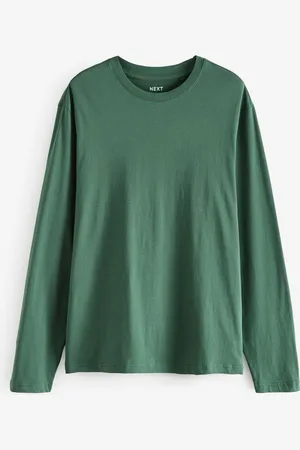 Next Pine Regular Fit Long Sleeve Crew Neck T-Shirt