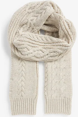 Next Sparkle Knit Cable Scarf