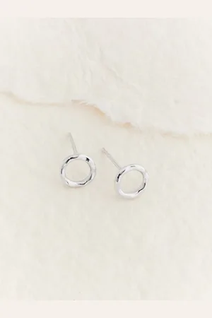 Next Sterling Circle Stud Earrings