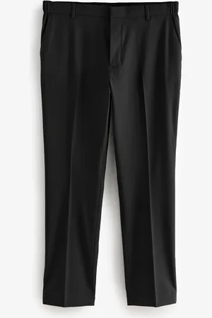 Next Slim Fit Elasticated Waist Motionflex Stretch Smart Trousers