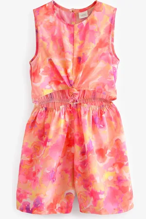 Next Yellow Twist Knot Playsuit (3-12yrs)