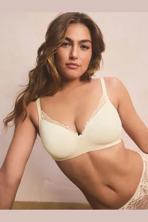 Next Non Pad Non Wire Floral Lace And Microfibre Bra