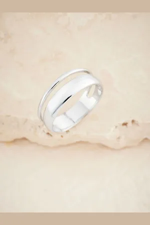 Next Sterling Two Band Ring
