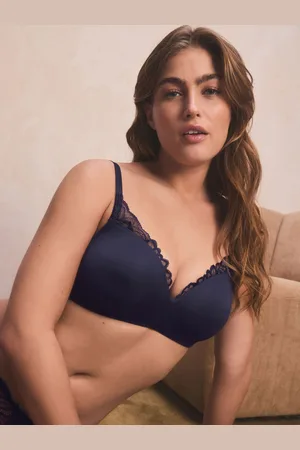 Next Non Pad Non Wire Floral Lace And Microfibre Bra