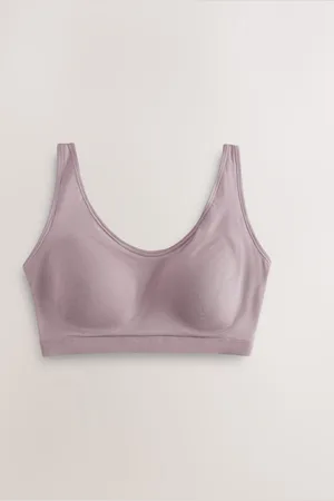 Next Mauve Purple DD+ Pad Non Wire A-E Ultimate Comfort Non Wire Longline Bra