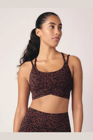 Next Animal Printed Strappy Back Dry Tech Medium Impact Sports Bra