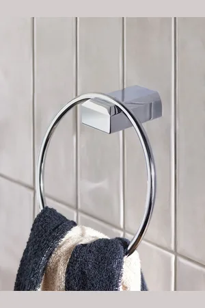 Next Chrome Moderna Towel Rail Ring