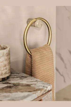 Next Marble Marble N. Premium Large Towel Rail Ring
