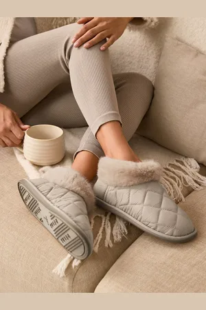Next Quilted Boot Slippers