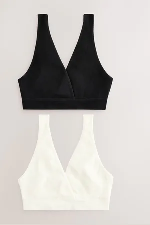 Next /Cream Seamless Non Wire Nursing Ultimate Comfort Bras 2 Pack