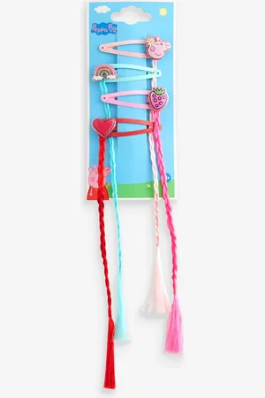 Next Multi Peppa Pig Plait Clips