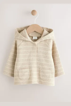 Next Striped Slogan Baby Jacket