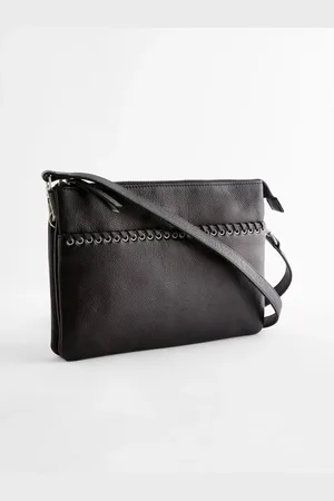 Next Leather Whipstitch Cross-Body Bag