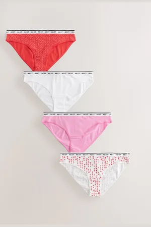 Next Valentines Bikini Logo Knickers 4 Pack