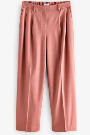 Next Tailored Straight Trousers With Wool