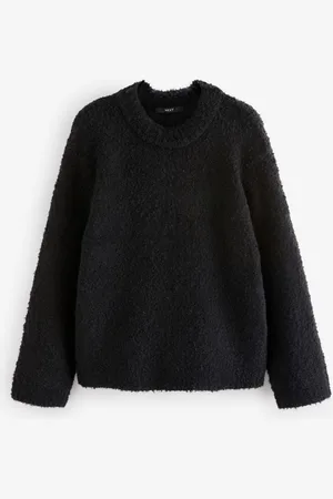 Next Boucle Knitted Crew Neck Jumper