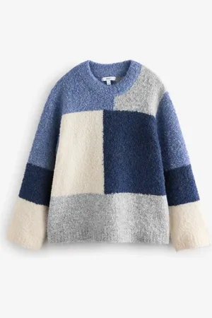 Next Boucle Knitted Crew Neck Jumper